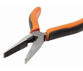 Alicates de boca plana largos con mangos bi-componentes y acabado lacado | 2471G